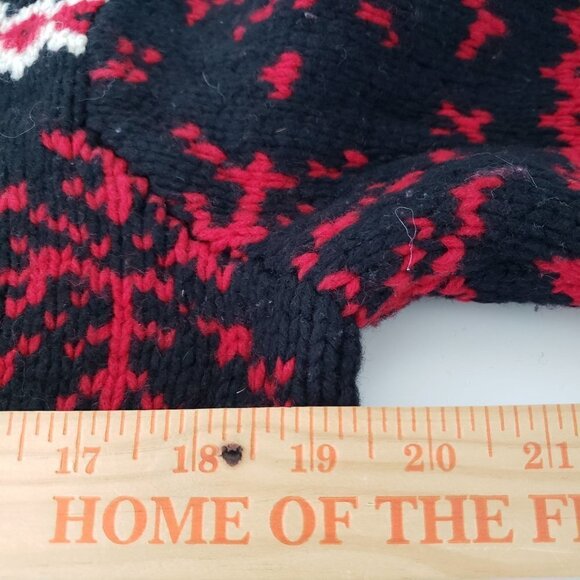 J Crew Handknit Lambswool Sweater Vintage Y2K Winter Pullover Womens Sz Large - Picture 8 of 9